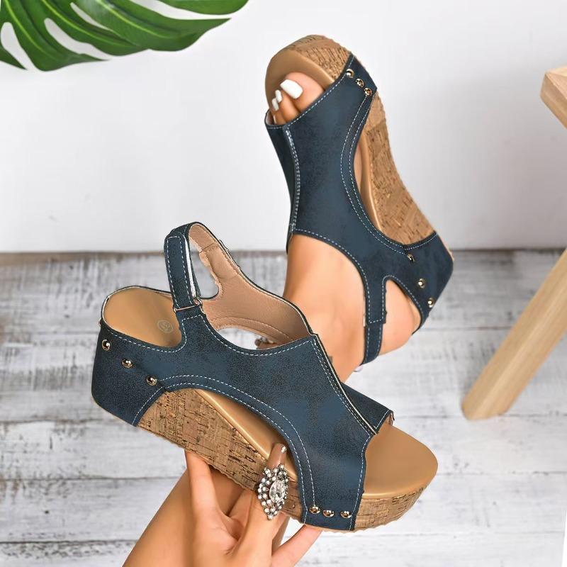Fashion 2025 New Fashion Summer Shoes Sandals Wedges Sandal for Women Elegant Women Sandals Slide Huaraches Female Women Heels Footwear