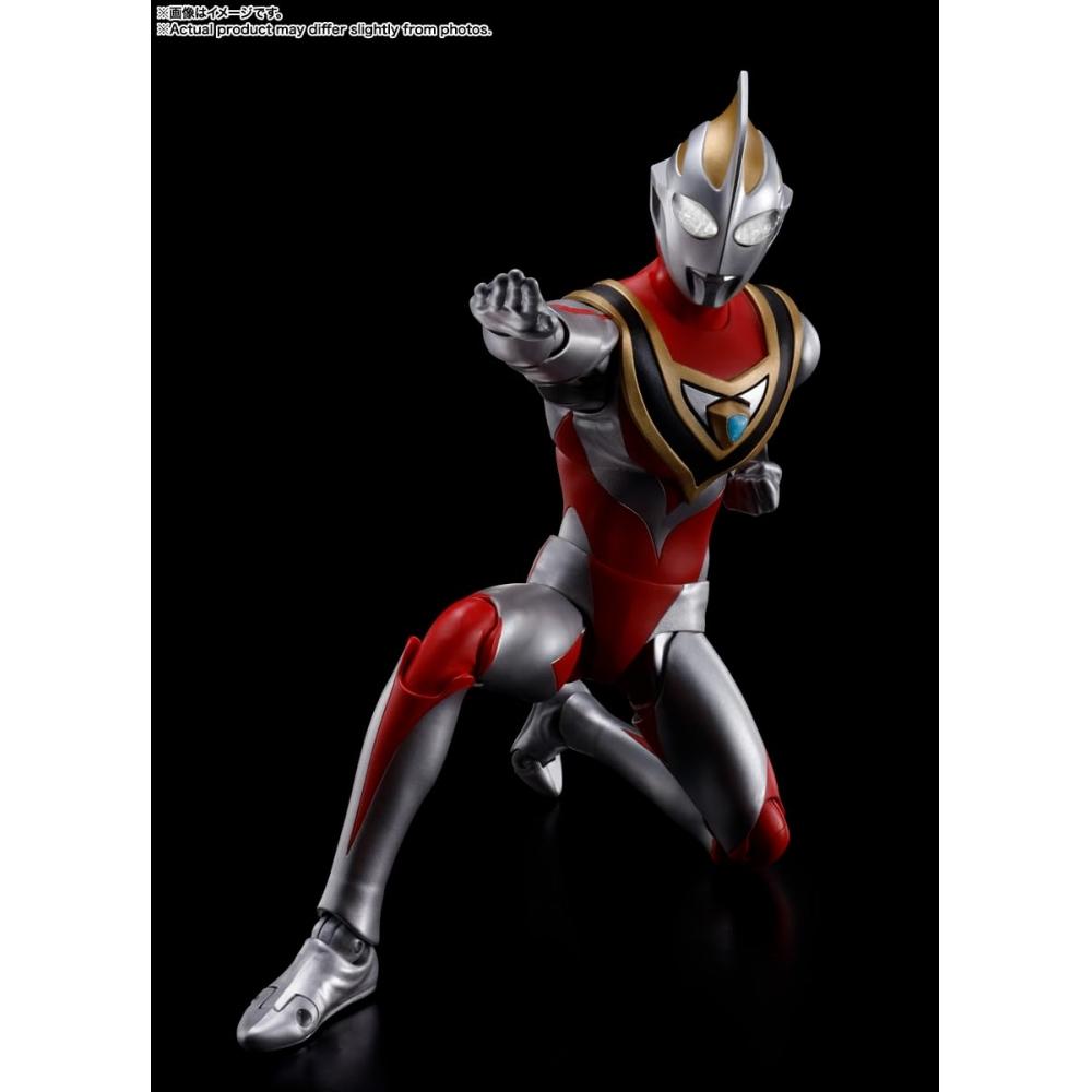 S. H. Figuarts (Shinkocho Seiho) Ultraman Gaia (V2) Ca.. 150 mm große, bewegliche Figur aus ABS und PVC, bemalt