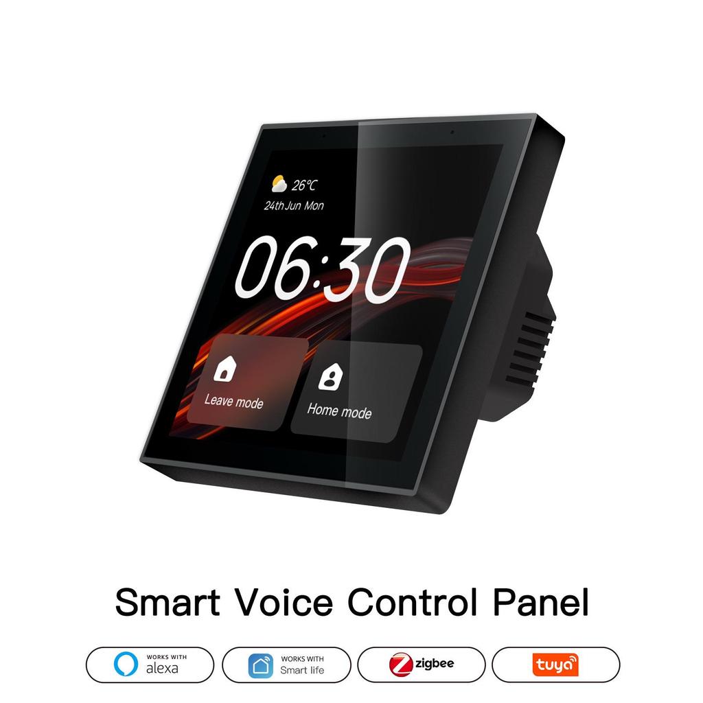 Smart Home 4-inch Touchscreen Control Hub with Alexa Voice Integration