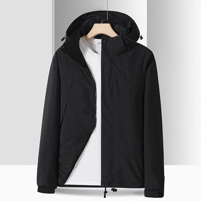 

Детский комплект школьной формы 3-в-1 со съемной флисовой подкладкой для осени и зимы S чёрный