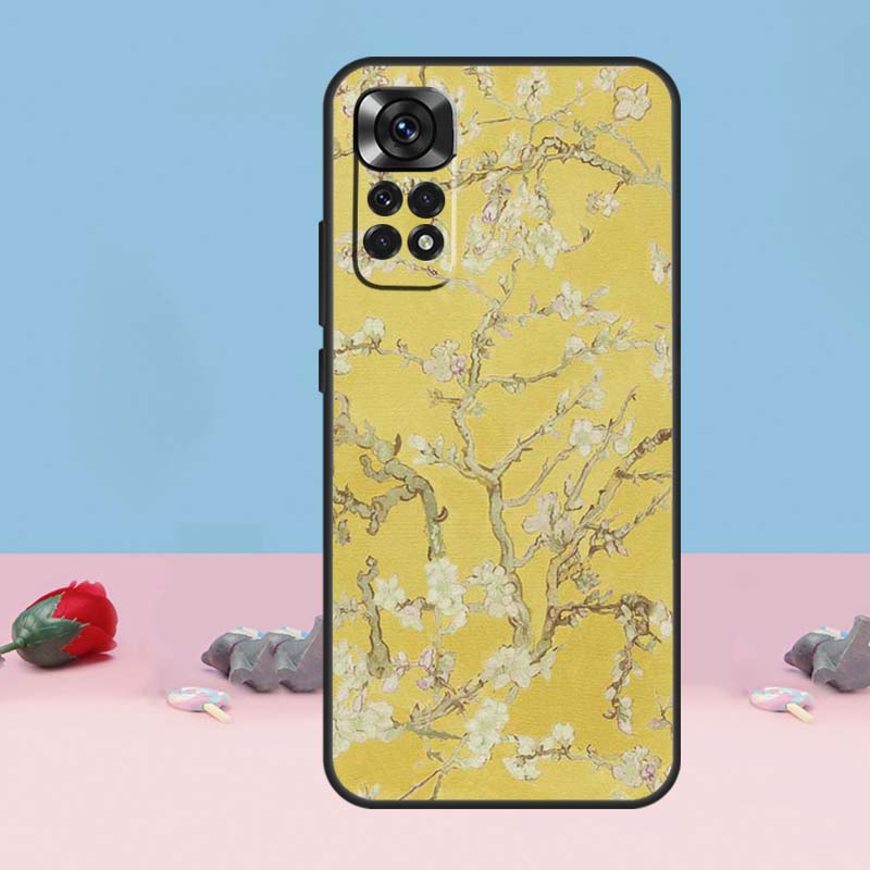 Blossoming Almond Tree Cover For Xiaomi Redmi Note 11 9 10 12 13 14 15 Pro Plus Case For Redmi 14C 10C 12C 13C 15 C