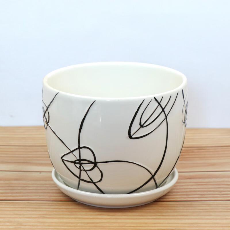 

Керамический цветочный горшок в китайском стиле