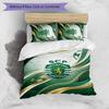 Set Biancheria da Letto 3 Pezzi Stampato FC Sporting CP Traspirante Copripiumino con Federe Biancheria da Letto Decorativa per Camera da Letto Casa