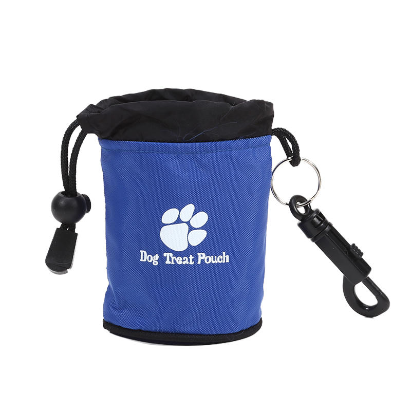 Portable Dog Training Bag Outdoor Dog Treat Pouch For Training Feeding Bag Drawstring Pets Trainer Waist Bag For Dog Snacks