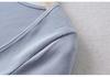 Women's European & American Style Crop Top: Generous Neckline, Tight Short Sleeves, Elastic, Sports Fitness Base Layer T-Shirt.