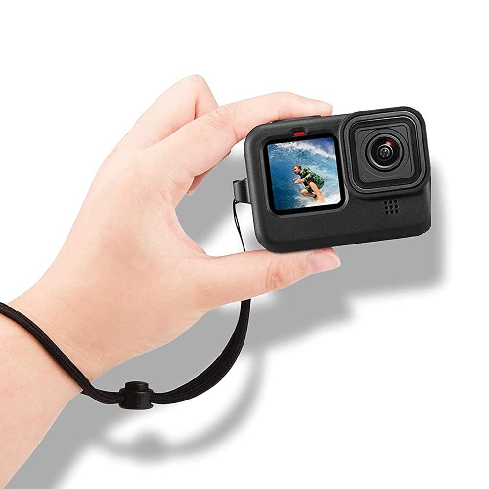 Full Protection Kit for GoPro Hero 9/10/11/12/13 Black - Silicone Cover + Tempered Film + Lens Cap