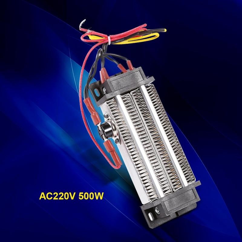 AC 220V 500W High Power Electric Ceramic Thermostatic Heater Semiconductor PTC Heating Element Heater