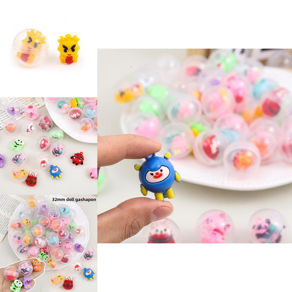 Kids Animal Minifigures With 32mm Transparent Toys For Collectors And Kids Play