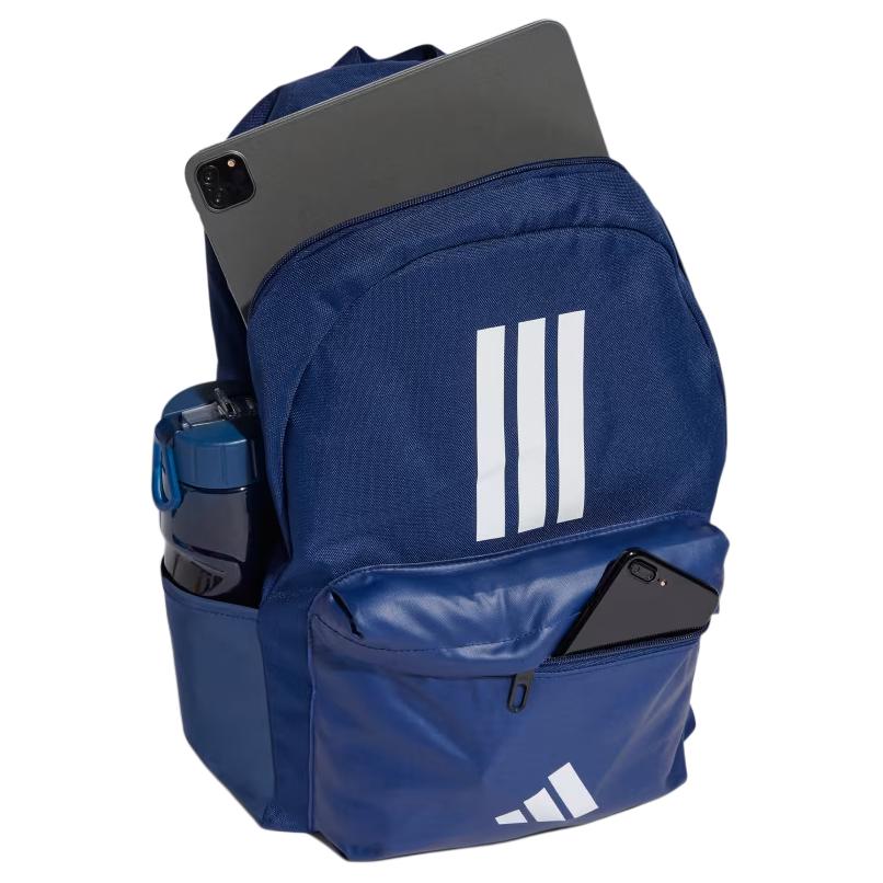 Adidas Recycled Polyester Backpack Unisex Dark Blue Adidas IS7041