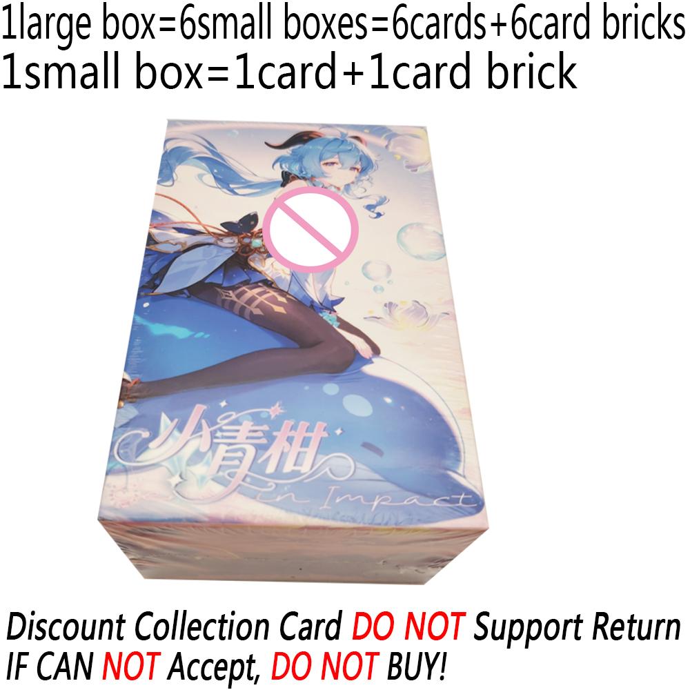 Popularity Exploration Battle Games Genshin Impact Collection Card High Quality Character Creative Card Bricks Birthday Gifts