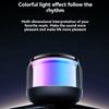Boxă Soundbar Portabilă Compactă TWS Compatibilă Bluetooth Fără Fir Difuzor Puternic Lumini LED pentru Călătorie/Activități în Aer Liber/Acasă