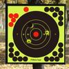 10Pcs Shooting Target Papers Self Adhesive Good Impact Blasting Effect Exquisite Pattern Multiple-holes Highly Visibility Shooting Practice 4 Styles