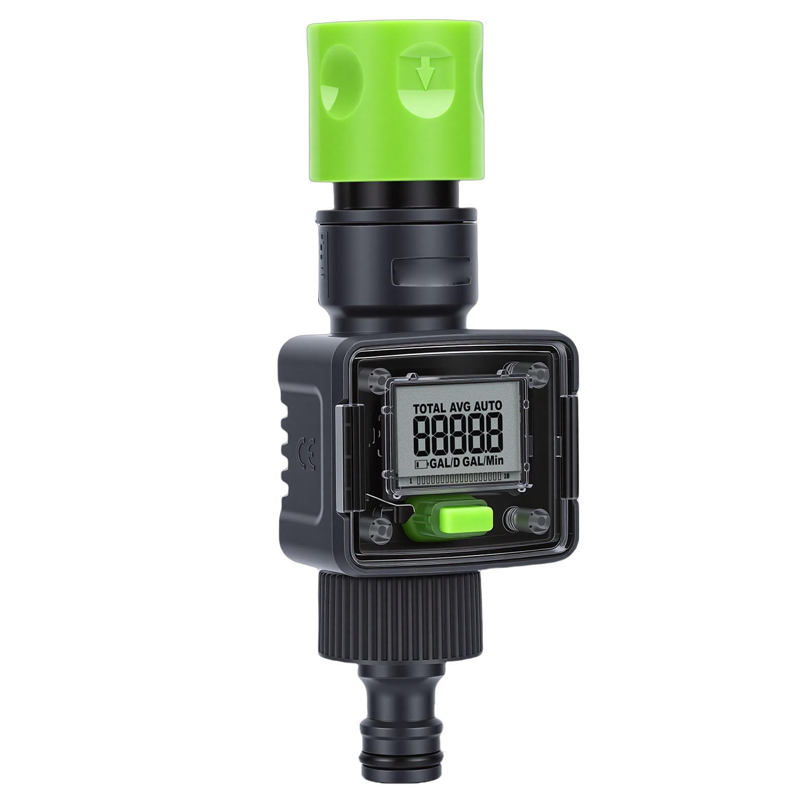 

Water Flow Meter High Precise Real Time Monitoring Digital Water Consumption Meter for Garden Watering Irrigation