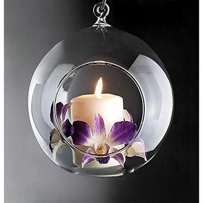 Hängende Glas-Terrarien Teelichthalter für Diwali Weihnachten (Packung mit 1) Teelichter, Firmengeschenke, Heimdeko-Geschenkartikel