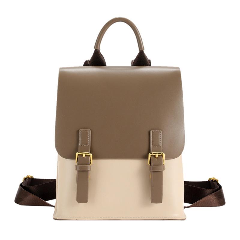 Fashionable Simple Backpack Female College Student Backpack Spring and Autumn New Large Capacity Backpack Travel Backpack