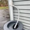 Sistema de Recolección de Agua de Lluvia Incluye Accesorios Canalón Bajante Desviador Fácil de Instalar Lluvia