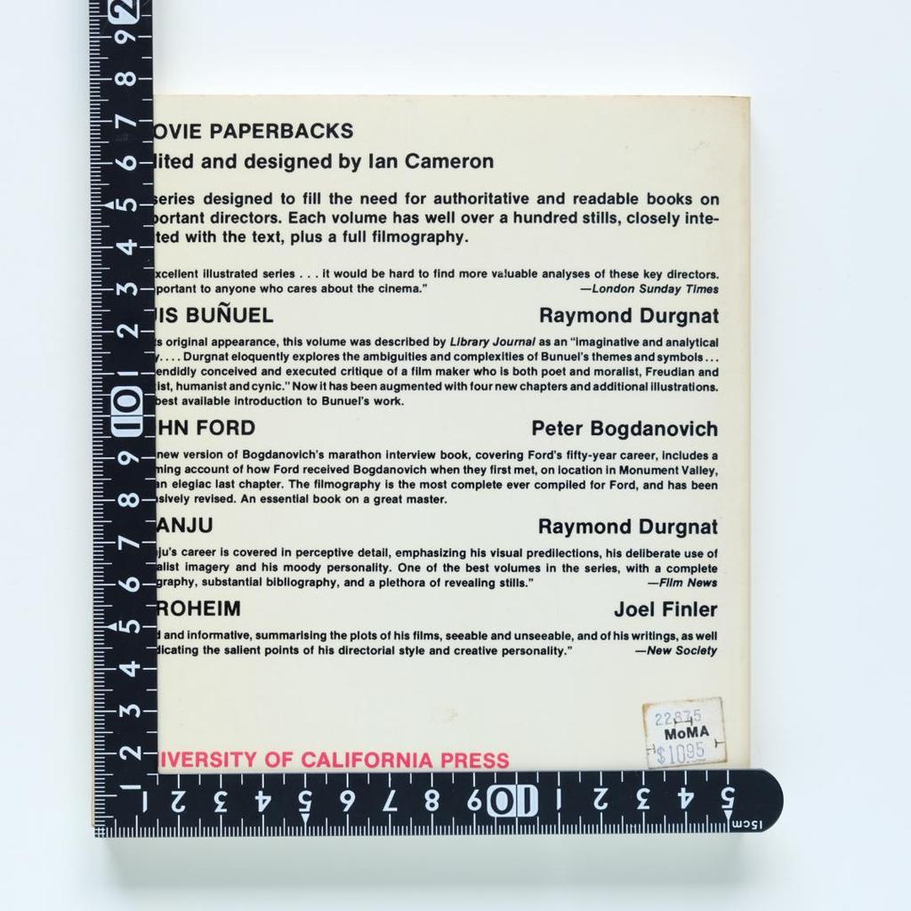 [USED] LUIS BUNUEL 1977 Out of Print Book by R. Durgnat