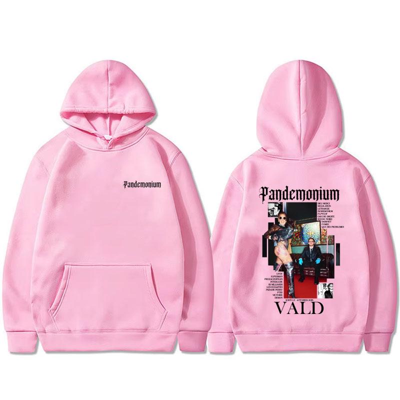 

Худі з графікою альбому репера Vald PANDEMONIUM для чоловіків і жінок, хіп-хоп мода, спортивний костюм з капюшоном для поп-музики, чоловічий повсякденний, вінтажні худі L