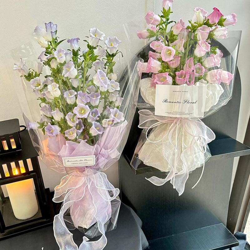 10Yards Organza Solid Color Ribbon 4Cm Wavy Edge Ribbon For For Flower Bouquet Gifts Packaging Party Decorations Diy