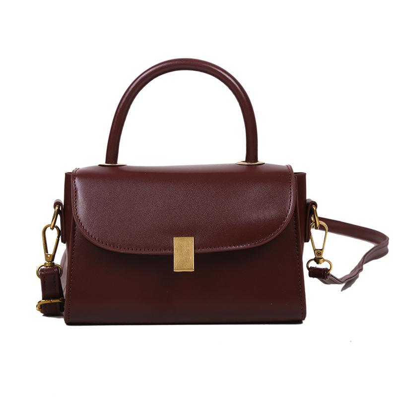 Simple Fashion Square Crossbody Bag for Women Thin Strap Shoulder Handbag