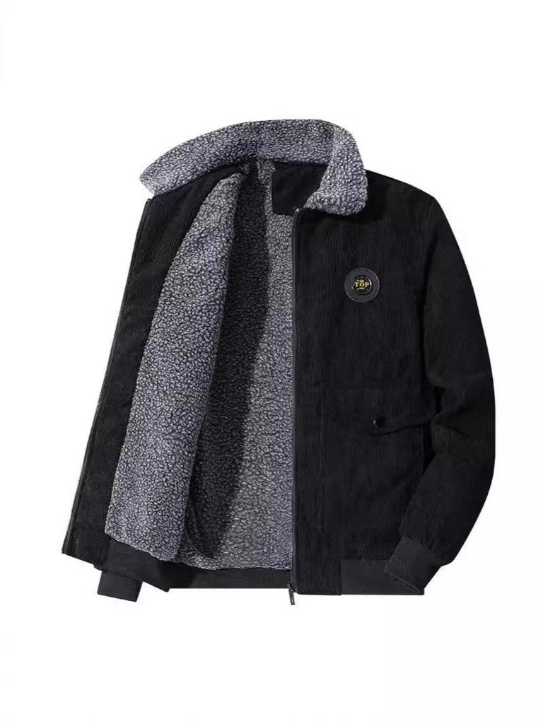 Men's Thick Corduroy Cotton Jacket - High-End Casual Outerwear