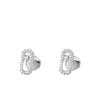 Messika 18K Diamond Paperclip Stud Earrings for Women - Fashionable, Versatile, Exquisite Gift for Girlfriend