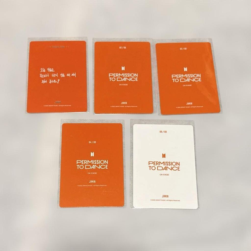 [USED] BTS Jimin Mini Photo Trading Card