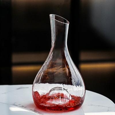 Hochwertiges Kristallglas-Wein-Schnelldekanter-Set, Handarbeit, Haushalt, europäisch, personalisierbar, kreativ, transparent, Weinspender, neu