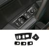 For Seat Tarraco 2018 2019 2020 Car Headlamps Adjustment Switch Cover Trim ABS Carbon fiber Sticker Styling Interior Accessories