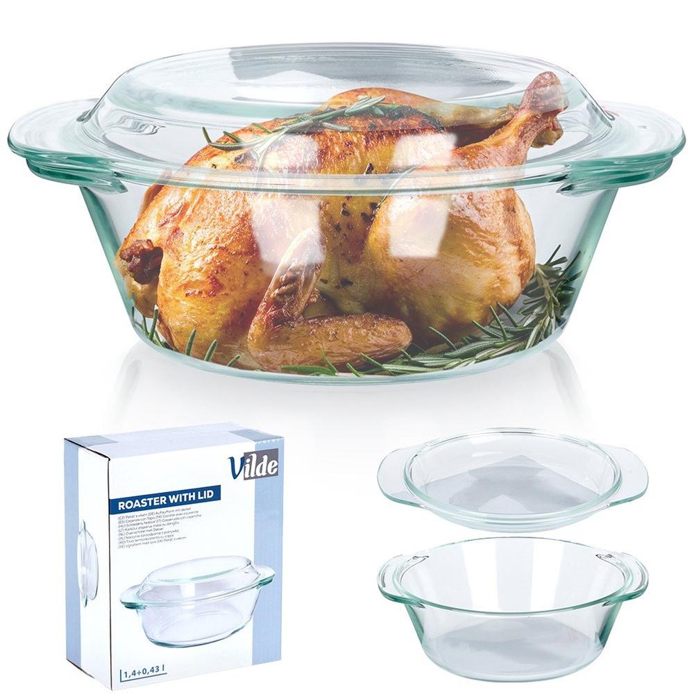 Glass ovenproof dish 39.5x24x5 cm, 3 l