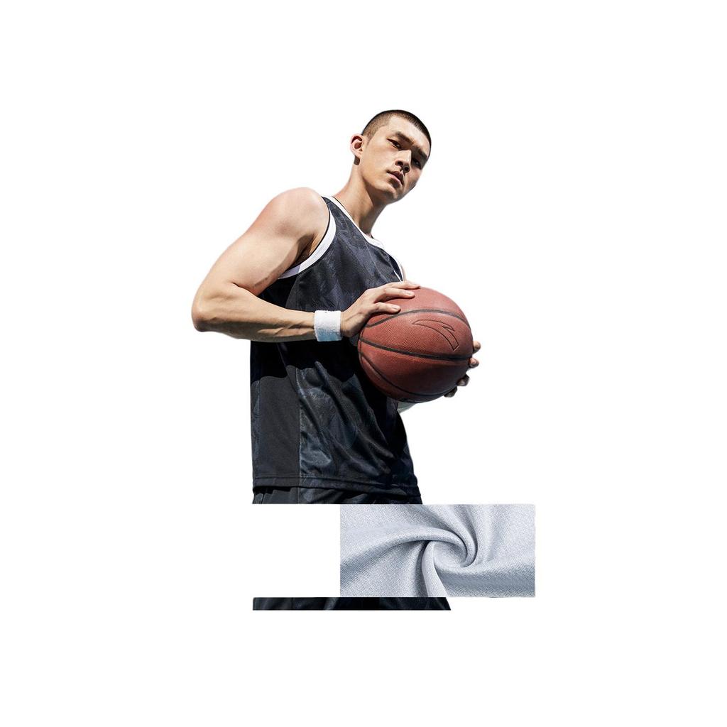 Anta Logo Print Sports Basketball Suit Men Sportswear Red 152221210-3