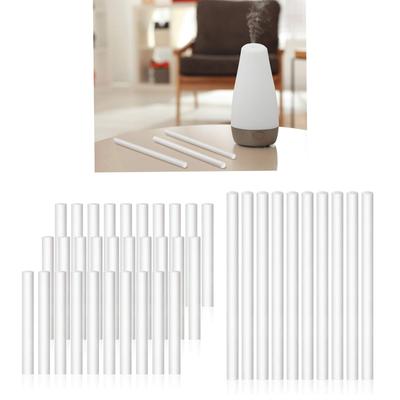 40 Stück Luftbefeuchter Baumwollfilterstäbchen Ersatzdochte für tragbaren Aroma-Diffusor USB-betriebene Luftbefeuchterteil