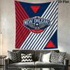 New Orleans Pelicans Tapestry Fashion Print Background Cloth Wall Covering Decoration Work Of Art Homestay Soft Decoration Tapestry