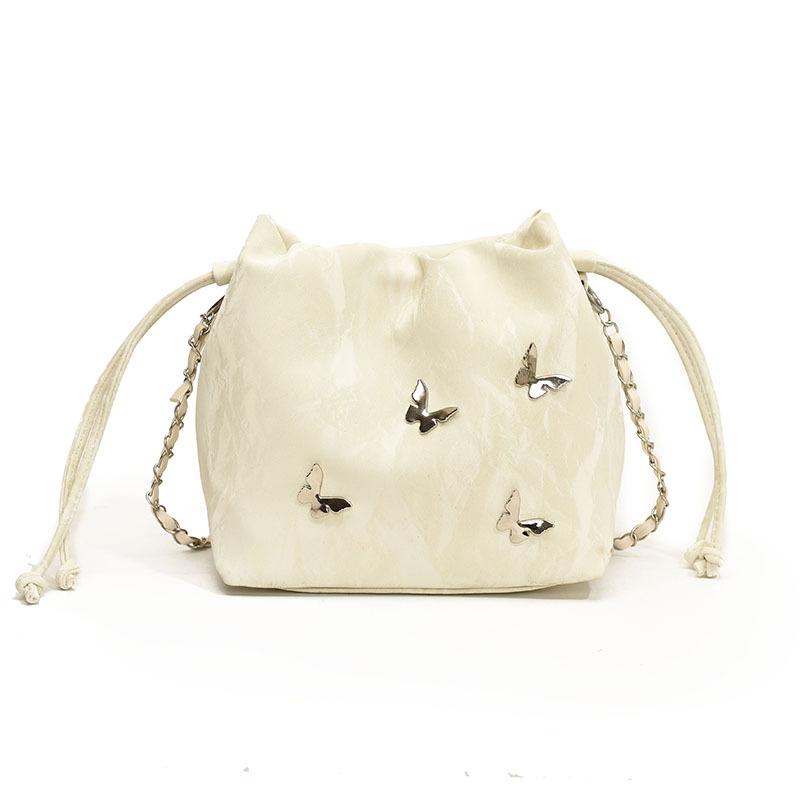 New Summer Simple and Fashionable Bucket Bag for Women's Fashion Casual Crossbody Shoulder Bag Popular Simple Commuting Bag