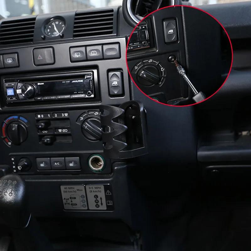 For 2004-2019 Land Rover Defender 90 110 130 Central Control Water Cup Bracket Automotive Interior Accessories