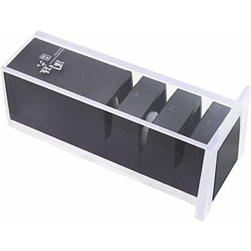 Kai Seki Magoroku Kinju Stainless Steel Left-Handed 4-Piece Japanese Knife Set: Deba 150mm, Sashimi 210mm, Sharpener, and Dishcloth