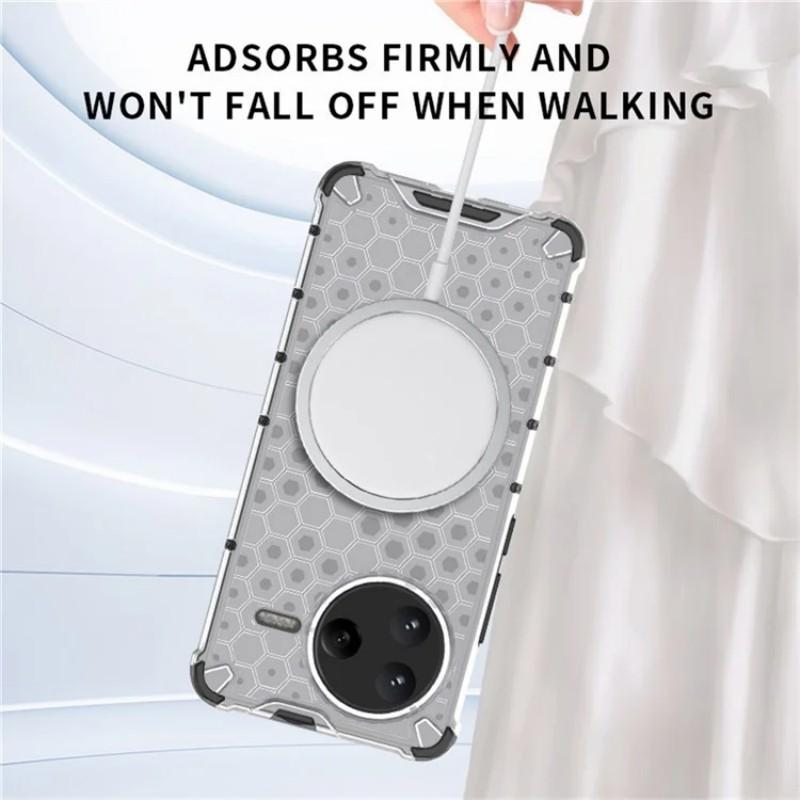 For Xiaomi Redmi K80 5G/Xiaomi Poco F7 Pro 5G Case Compatible with MagSafe WANLONFENG FC Series TPU+PC Phone Cover with Tempered Glass