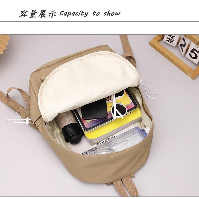 New, large-capacity backpack women's 2025 tide travel backpack junior high school student casual schoolbag