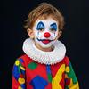 Kinder Elisabethanische Weiße Netz Halskrause Clown Cosplay Kostüm Verstellbarer Rüschen Falschkragen für Partys Festliche Veranstaltung
