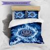 Portsmouth FC Printed 3PCS Bedding Set Breathable Duvet Cover with Pillowcases Decorative Bed Linen for Bedroom Home