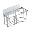 Double Layer Sponge Holder Rust Resistant Kitchen Drying Rack Sink Organizer  Double Bowl Sinks