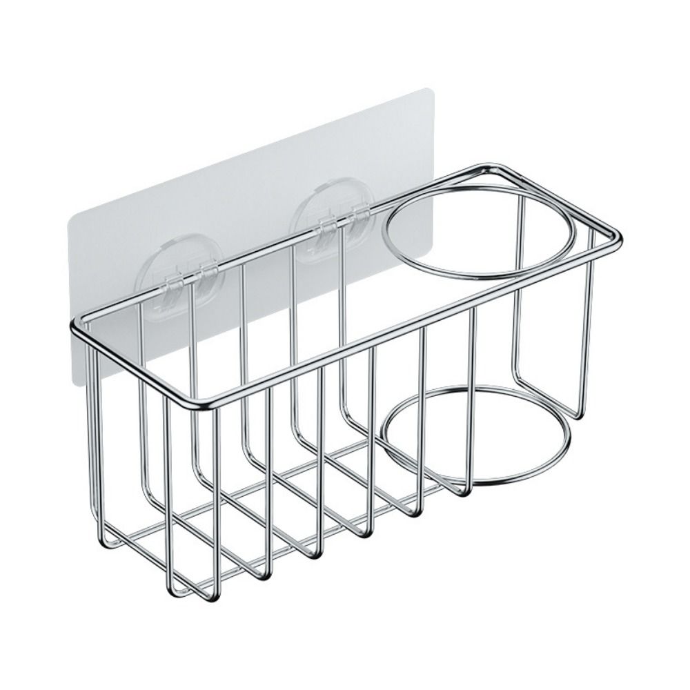 Double Layer Sponge Holder Rust Resistant Kitchen Drying Rack Sink Organizer  Double Bowl Sinks