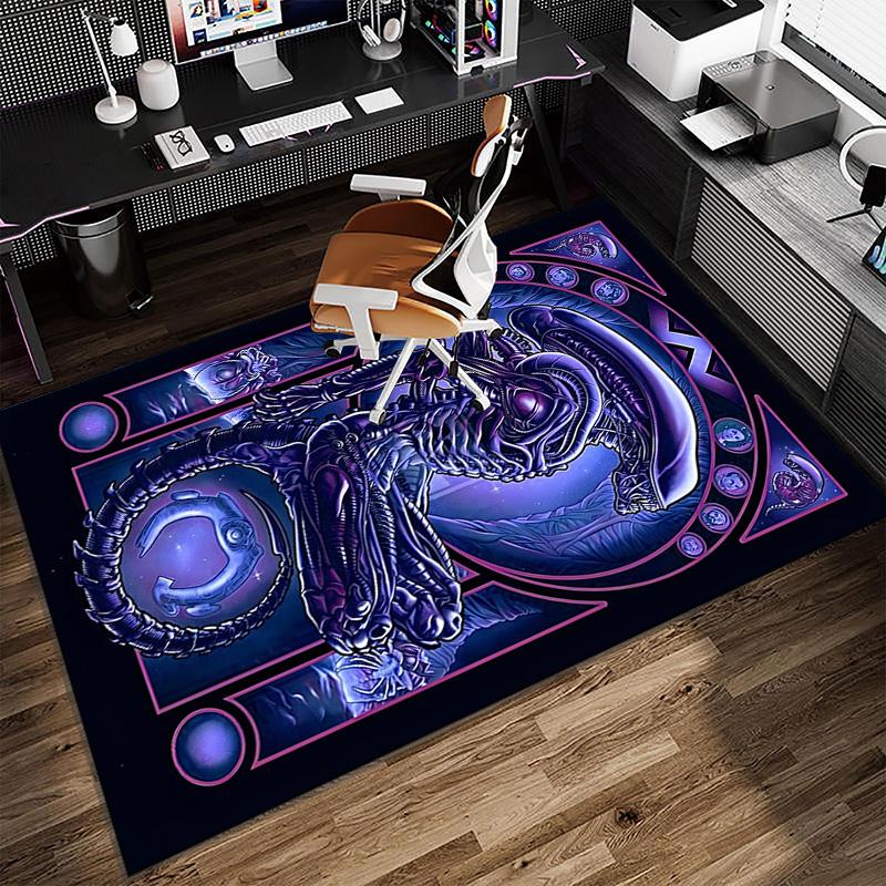 Alien Artwork  Carpet, Kitchen Rugs, Yoga Mat, Non-Slip Mats, Rug for Bathroom, Living Room bedroom, Camping Rugs Christmas Gift