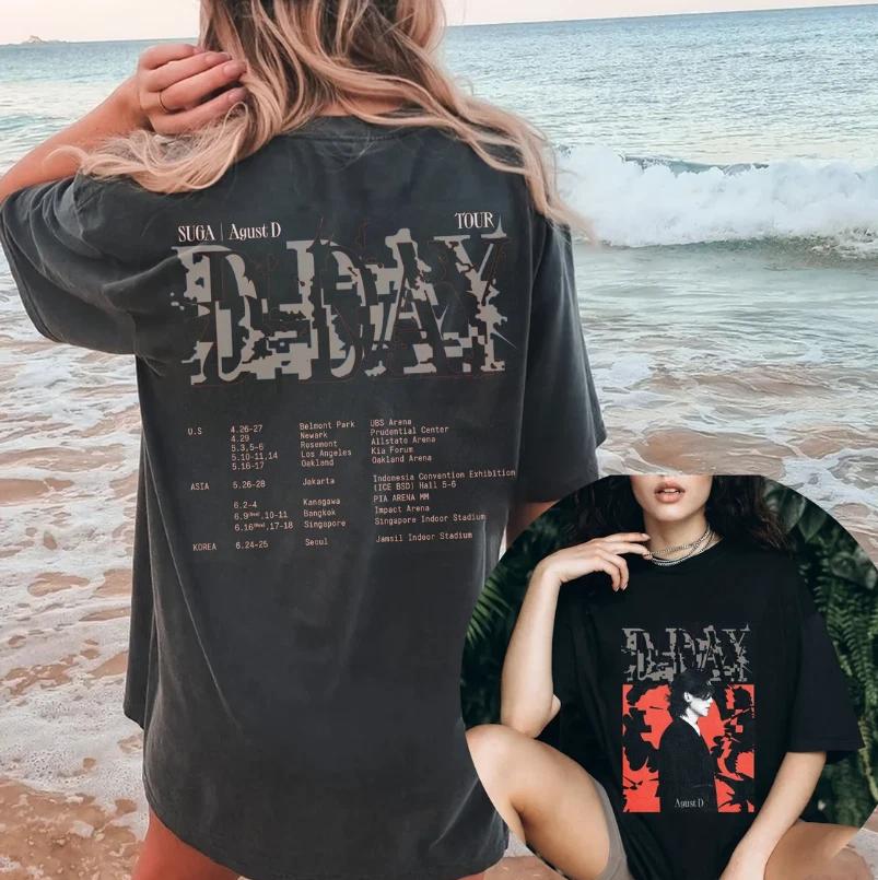 Agust D D-Day Tour Tshirt, Suga Agust D on Tour Shirt, Gift For ARMY FANDOM S