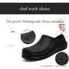 Men Chef Shoes Man Summer Beach Slippers Water-proof Oil-proof Kitchen Shoes Non-slip Garden Clogs Hotel Work Shoe EVA Sandal
