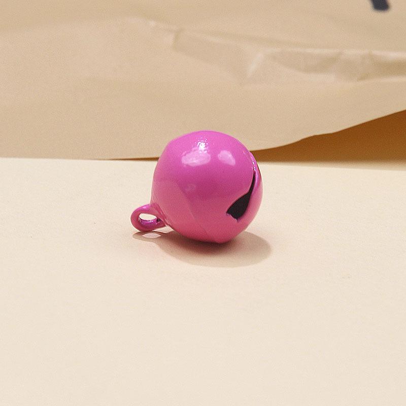 14mm Candy Color Bells: DIY Single-Tone Painted Christmas Ornaments & Colorful Keychain Accessories