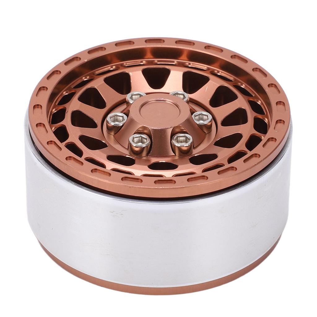 4pcs Beadlock RC Car Wheel Hub Set 1.9in Aluminum Alloy Tire   for 1Celsius10 1Celsius12 1Celsius14 Remote Control Cars