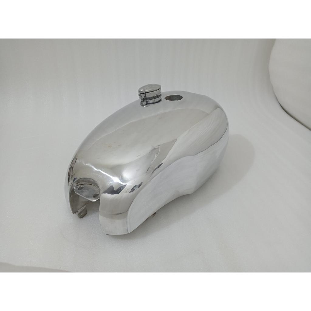 Vincent HRD Petrol Gas Tank With Knee Cushions Ident Chrome Steel |Fit For