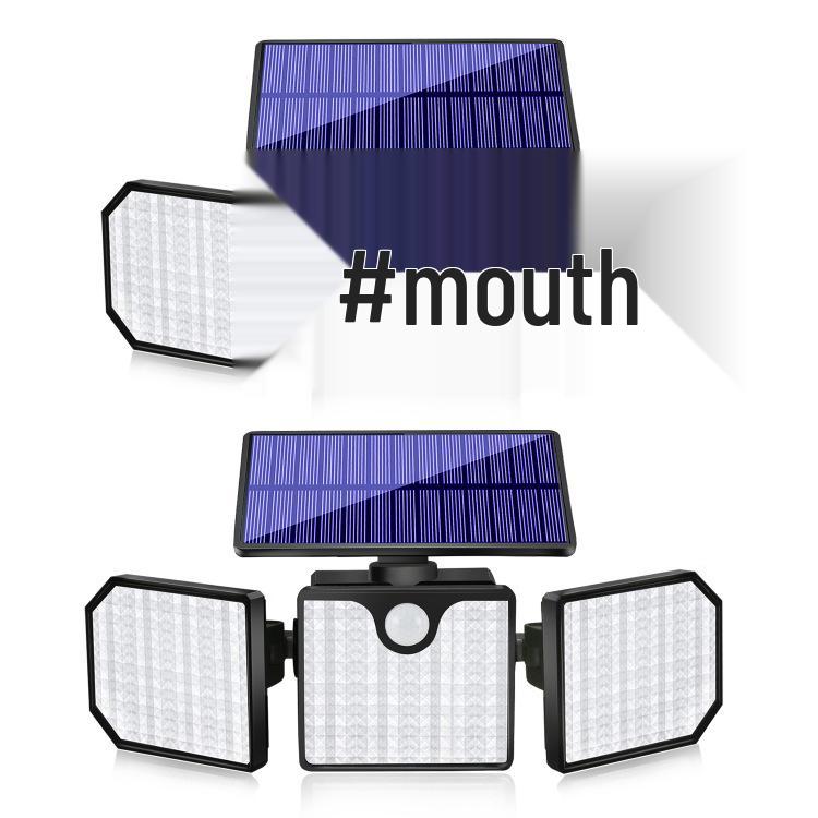 230LED Solar Outdoor Wall Light with Motion Sensor