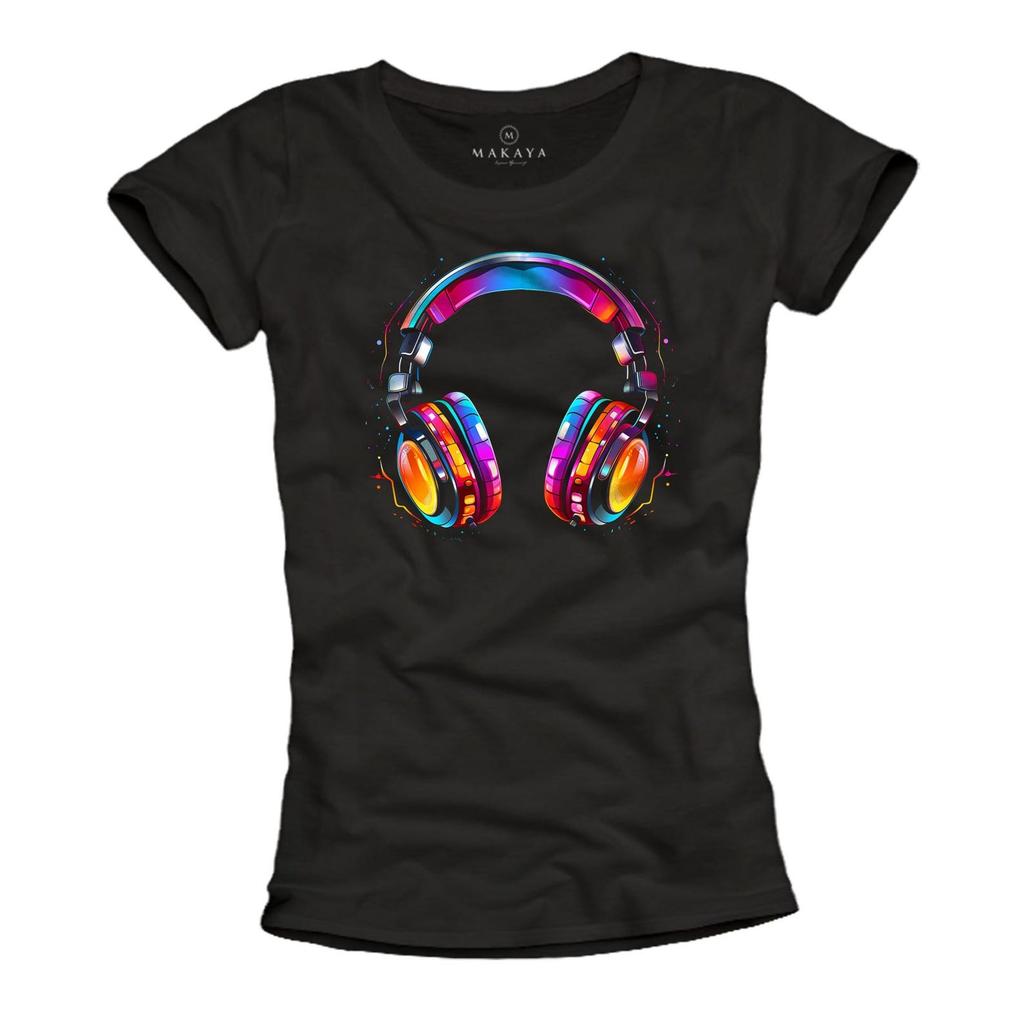 Womens Tape Tee Shirt or kids shirt Vinyl Retro Hippie Top Hip Hop TShirt or kids shirt black oversize Print S/M/L